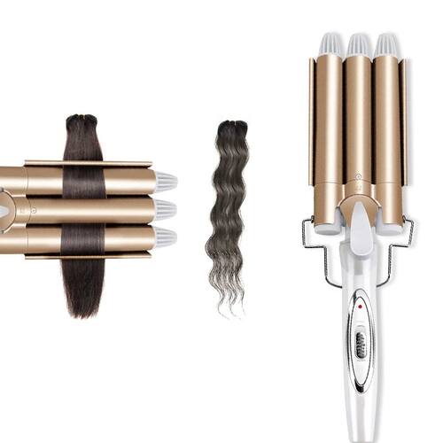 Professional Hair Tools Curling Iron Ceramic Triple Barrel H