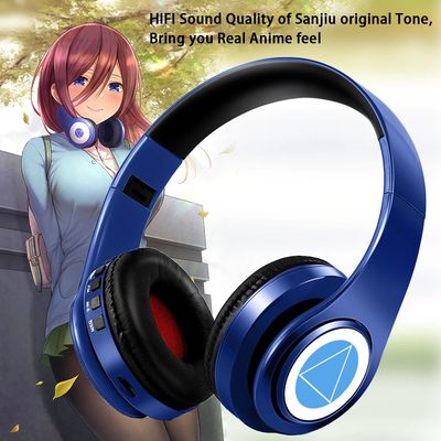 Miku Nakano Sanjiu Cosplay Bluetooth Headset 5.0 Over-ear St