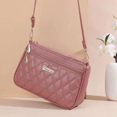 PU Leather Crossbody Bags Zipper New Fashion Shoulder Bag fo