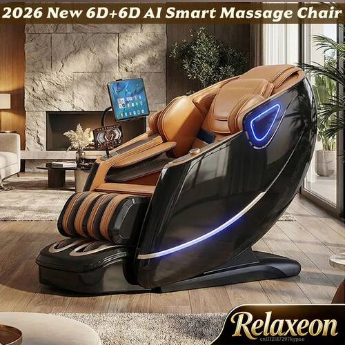 New 6D+6D AI Smart Massage Chair Full Body Daul Core 6D Jade