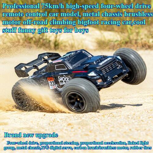 Hot 75km/h High-speed 4WD Rc Truck,6 Brushless Off-road Rc C