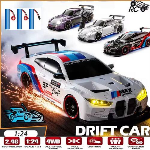 4WD RC Drift Car With LED Light 2.4G Radio 20KM/h High Speed