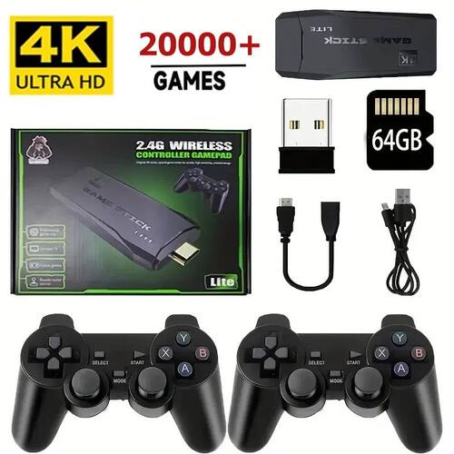 Video Game Console 2.4G Double Wireless Controller 4K HDMI f