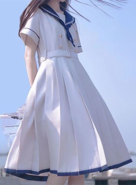 2024 New Japanese Academic Style Sweet Women's Dress Sailor