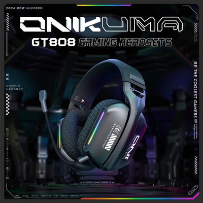 ONIKUMA Wireless Gaming Headset 2.4G/Wired/Bluetooth 3 Modes