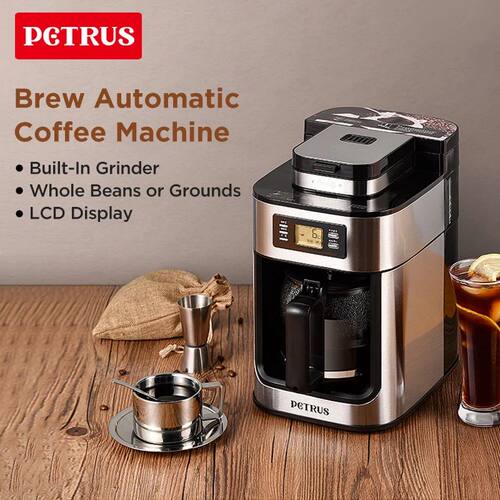 Petrus Automactic Coffee Machine Drip Coffee Maker Stainless