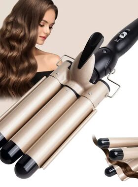 1-Inch 3-Barrel Curling Iron — Ceramic Tourmaline Waver, LC