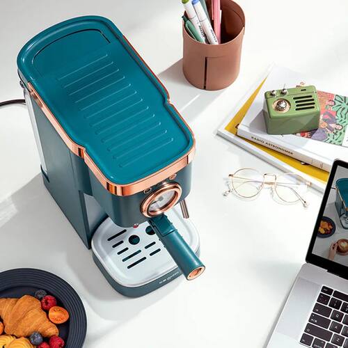 Espresso 20bar coffee machine semi automatic cafe powder cap
