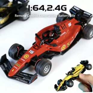 64 Mini Alloy Formula Racing RC Car 2.4GHz Remote Control Ad