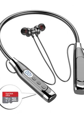 Wireless Headphones Neckband Bluetooth Earphone With Microph