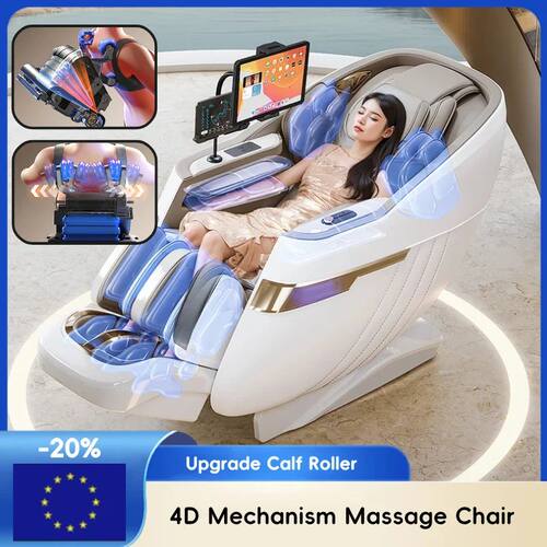 Upgrade Premium 4D Smart Massage Chair Full-Body Luxury Spac