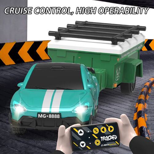 New 1:64 Rc Car Mini 2.4Ghz City Road Handle High Speed Allo