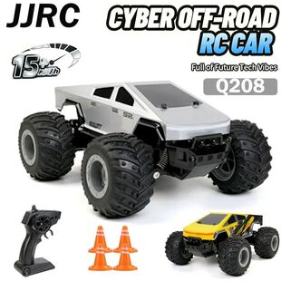 JJRC Q208 RC Car 2.4G Tesla Cyber Off-Road Truck LED Lights