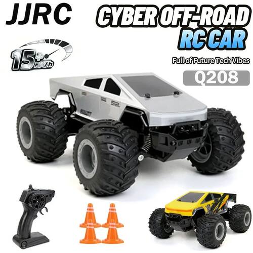 JJRC Q208 RC Car 2.4G Tesla Cyber Off-Road Truck LED Lights