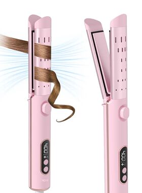 Airflow Curling Iron for Lasting Curls -Ceramic Flat Iron Ha
