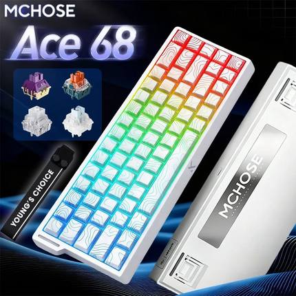 MCHOSE ACE 68 Magnetic Switch Gaming Keyboard Hall Effect Ra