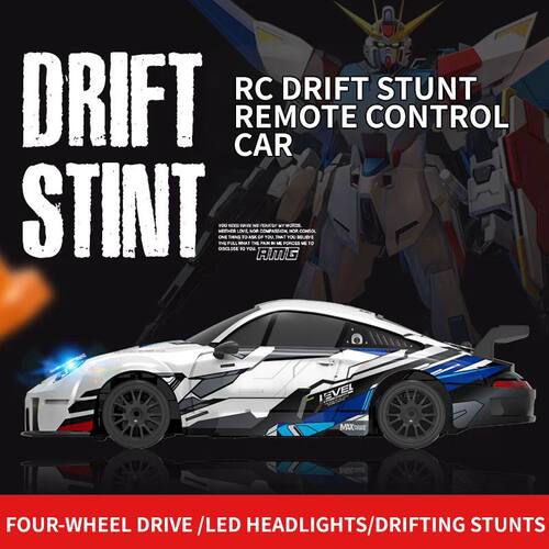1/24 4WD RC Drift Car Upgraded Gyro 2.4G High Speed Remote C