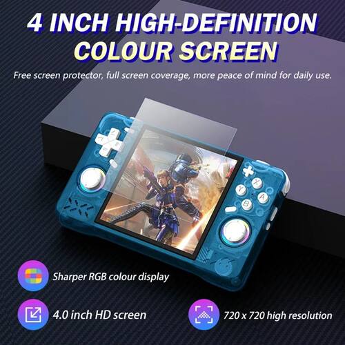 XF40H Retro Handheld Video Game Console, Linux System 4 Inch