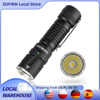 Sofirn SC33 XHP70.3 HI LED Flashlight Tactical 5200lm Powerf