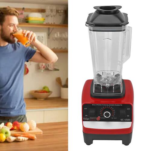 4500W Kitchen Blender 6 Blades 1.8L Jar Food Mixer 15 Speed