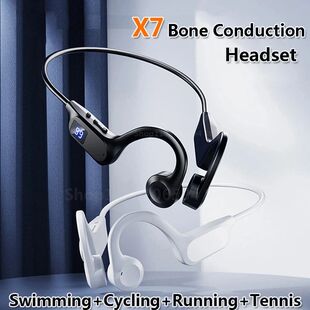 New Real Bone Conduction Wireless Earphone Sport Headphone B