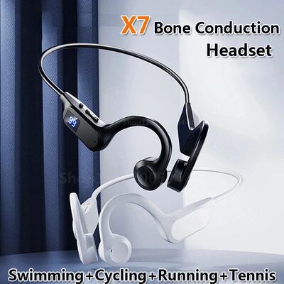 New Real Bone Conduction Wireless Earphone Sport Headphone B