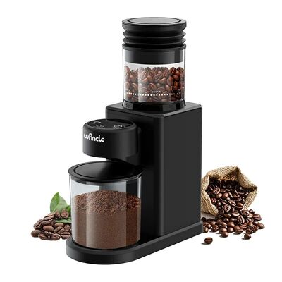 Electric Conical Burr Grinder Coffee Bean Grinder with 25 Gr