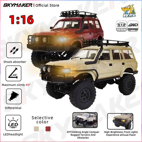 WPL C54 C54-1 1/16 RC Car LC80 Model 2.4G 4WD Off Road Remot