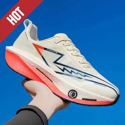 NEW Running Shoes Carbon Board Marathon Men Sports Breathabl