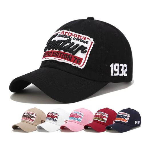 Letter Embroidery Baseball Caps For Men Women Cotton Winter