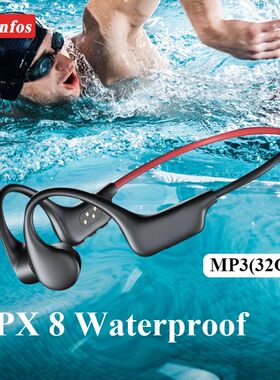 Wireless Headphones Bone Conduction Headphones IPX8 Waterpro