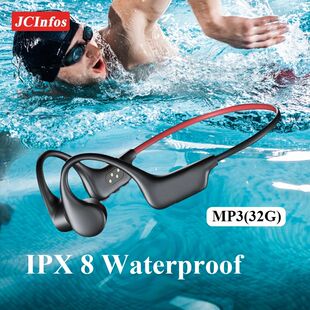 Wireless Headphones Bone Conduction Headphones IPX8 Waterpro