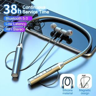 K58 Wireless Headphones Bluetooth Neckband Magnetic Earphone