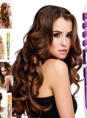 Professional 3 in 1 Triple Hair Curling Iron Hair Straighten