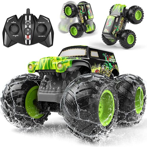 Amphibious Remote Control Monster Truck 4WD Stunt RC Car Sel