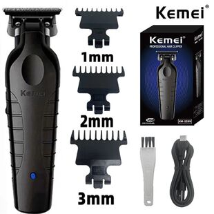 2299 Barber Cordless Hair Trimmer 0mm Zero ped Carving Clipp