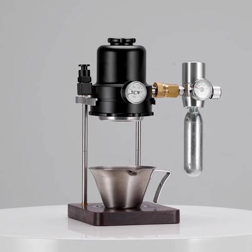 Outdoor camping pneumatic coffee machine household small por
