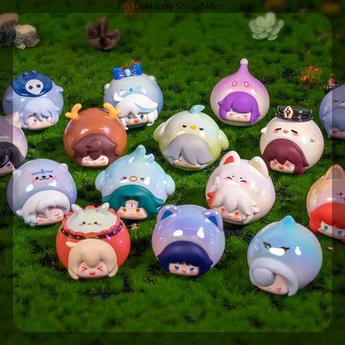 Genshin Impact Blind Box Furina Mini Anime Figure Game Surpr