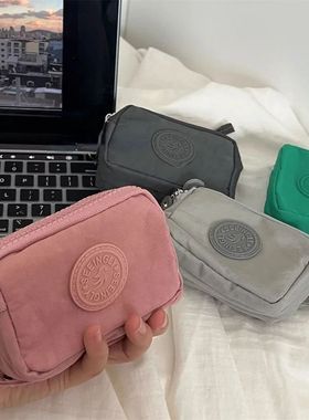 Mini Nylon Coin Purse Key Bag Women Wallets Zipper Waterproo