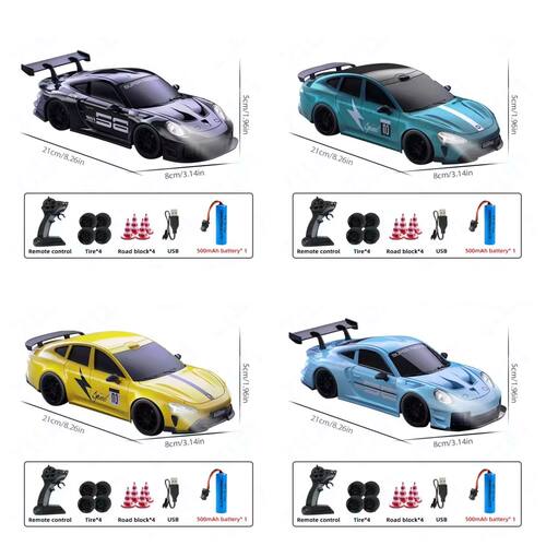 1/24 High Speed RC Drift Car 2.4G 4WD Remote Control Racing