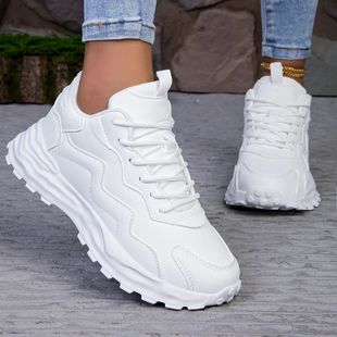 Fashion Woman Vulcanize Platform Casual Sneakers Women Flats