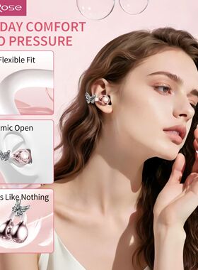 SayRose RJ-65 Fashion Open Ear Bluetooth Earbuds V5.4 ENC Ca
