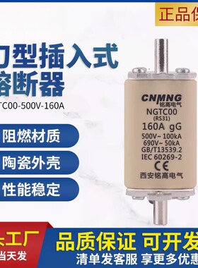 低压熔断器NGTC00(RS31)gG160A/500V/690V/50A/63A/80A/100A/125A