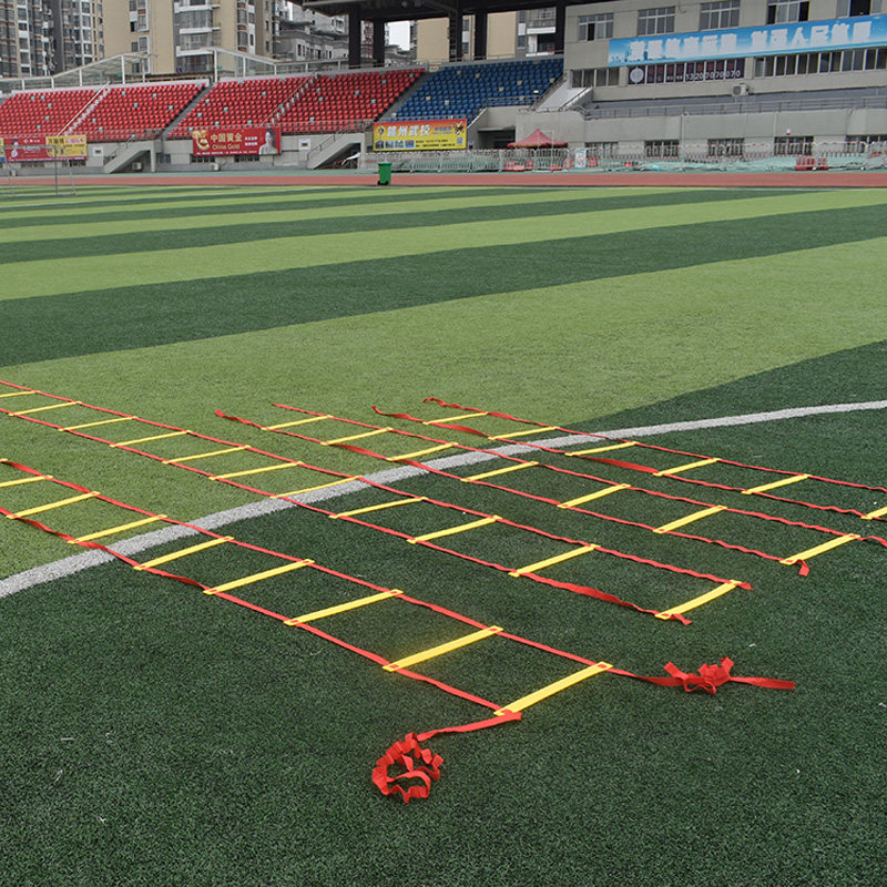 绳梯敏捷梯足球训练步伐软梯儿童体适能固定式软梯篮球训练敏捷梯