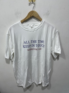 百搭休闲上衣潮牌短袖 时尚 T恤软绵 女装 亏本清货夏季