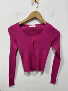 开衫 百搭休闲上衣潮牌外套针织衫 时尚 亏本清货春秋女装