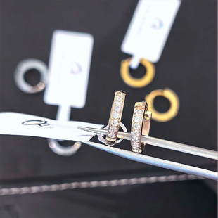 官方正品 KALRA超闪气质轻奢耳扣高级甜美镶钻小众耳环男女 CELIE