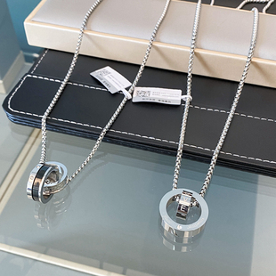 KALRA双环项链简约嘻哈个性 圆环毛衣链男女礼物 CELIE 官方正品