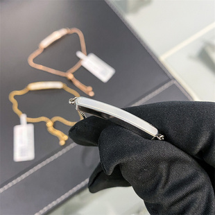 官方正品 KALRA一字牌女生小众手链抽拉可调手环白贝母手环 CELIE