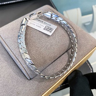 潮流痞帅个性 官方正品 手环 时尚 麦穗手链男士 CELIE KALRA蛇骨款